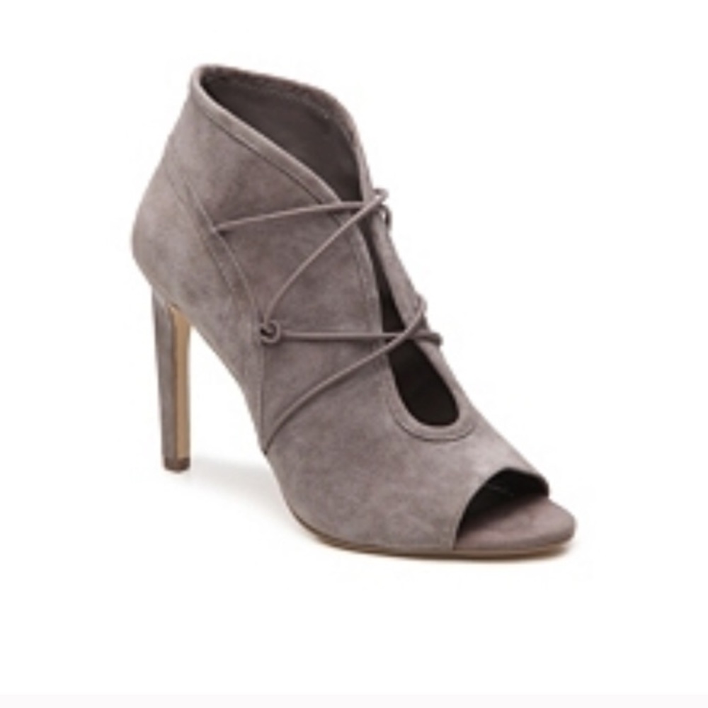 BCBGeneration dark stone suede pumps